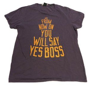 Scotch & Soda Call Me Yes Boss Men's T-Shirt L